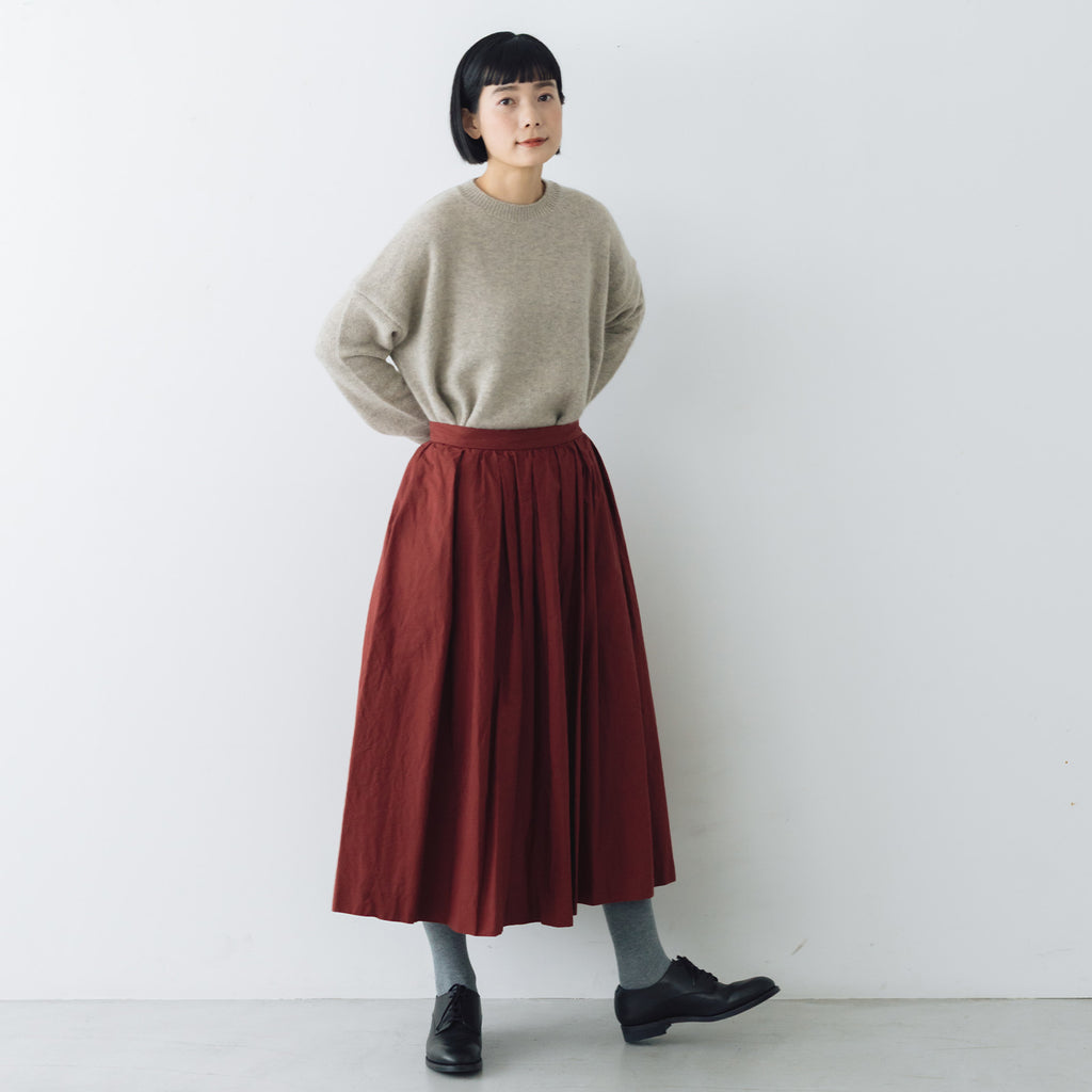 YAECA CANVAS DESIGN ギャザースカート