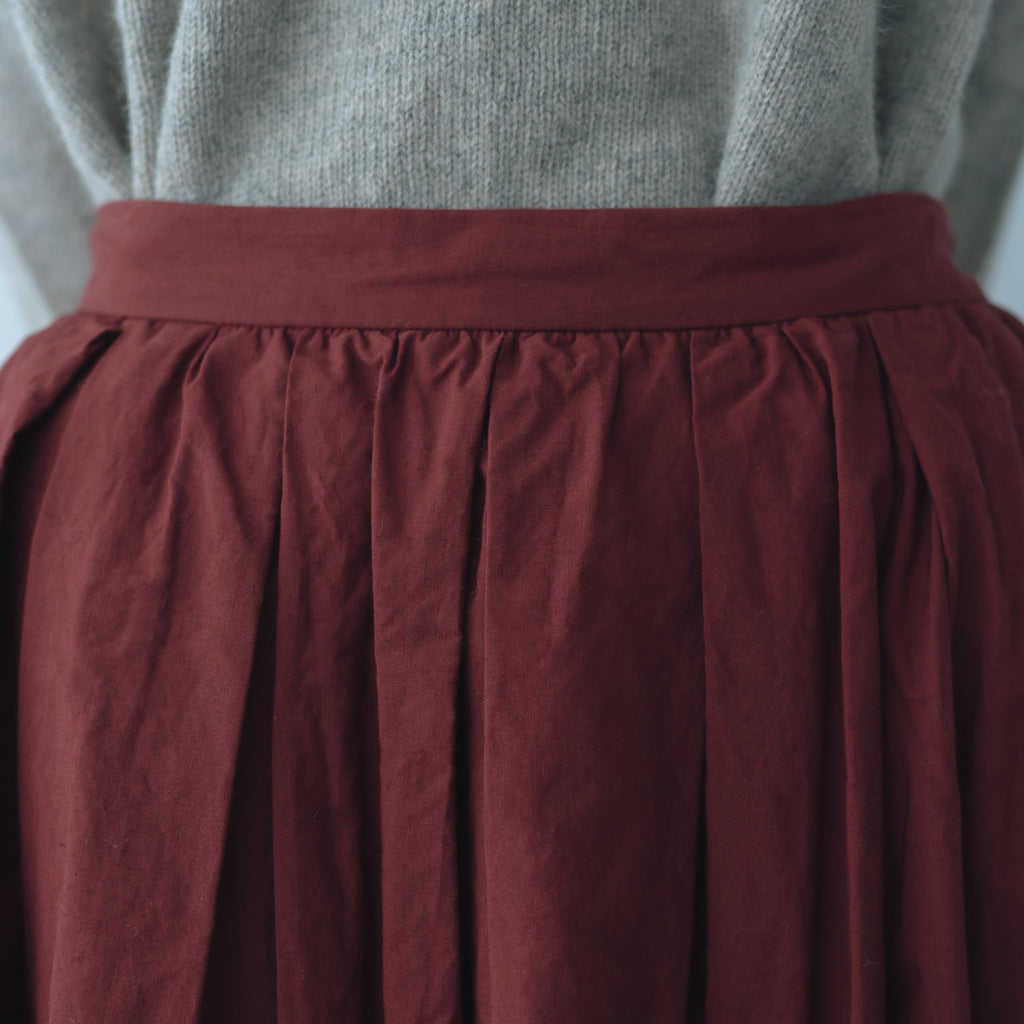 YAECA CANVAS DESIGN ギャザースカート