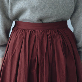 YAECA CANVAS DESIGN ギャザースカート