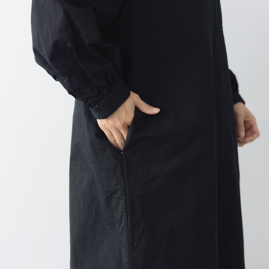 YAECA CANVAS DESIGN サージカルドレス ブラック