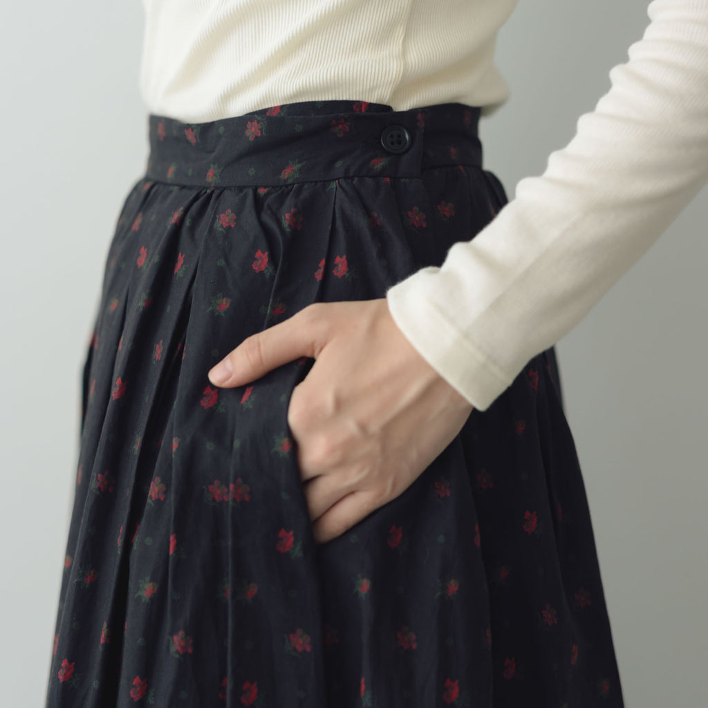 YAECA CANVAS DESIGN ギャザースカート