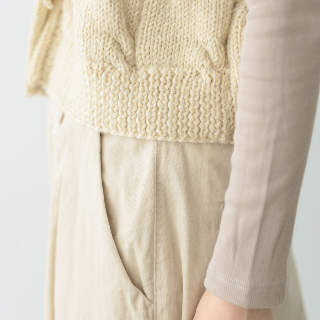 HAU ハンドニットベスト "nepal"2