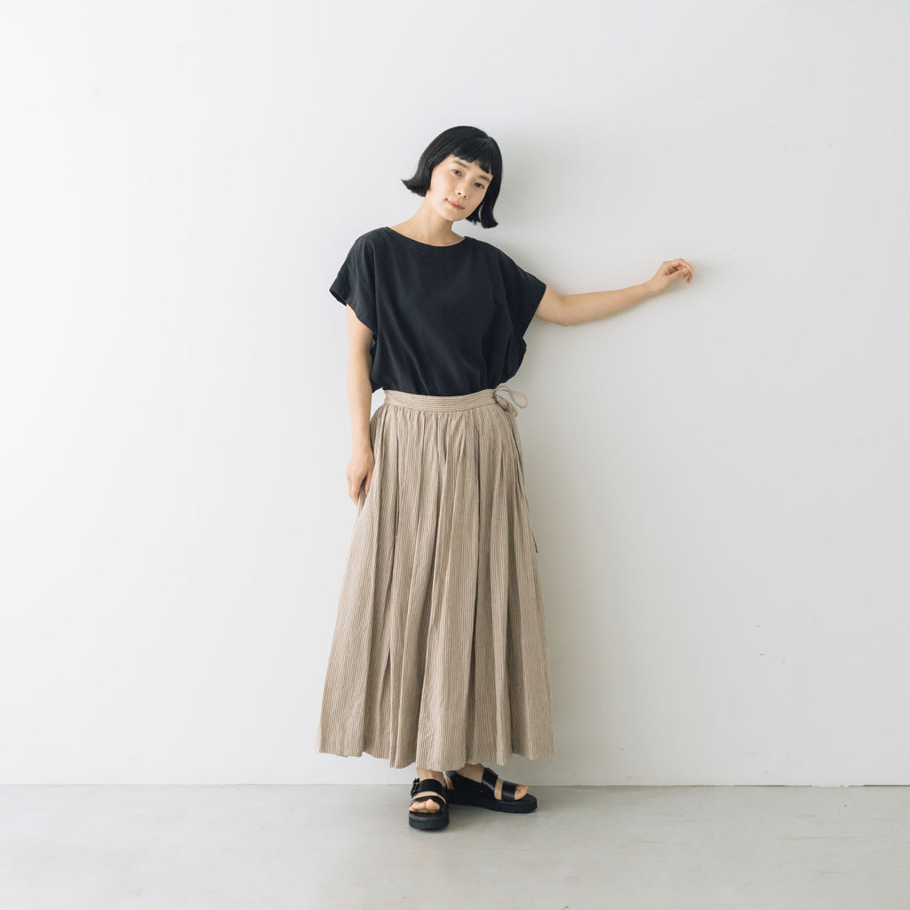 【SALE】 āta テンセルリネン ドルマンブラウス