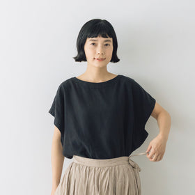 【SALE】 āta テンセルリネン ドルマンブラウス