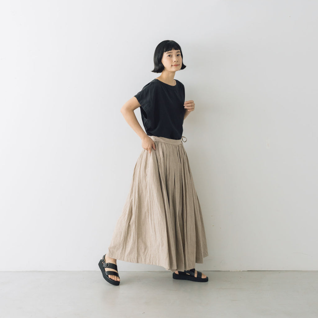 【SALE】 āta テンセルリネン ドルマンブラウス