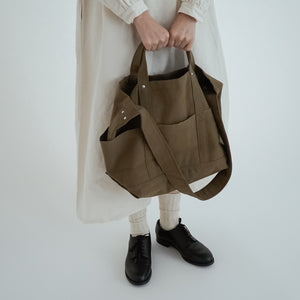 YAECA トートバッグ YAECA CANVAS DESIGN ツールバッグ 草木オリーブ ｜くらすこと公式