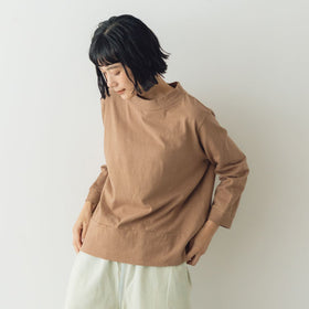 HAU トップス "gauze" 3/4スリーブ