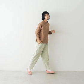 TISSU コットンデニム イージーテーパードパンツ