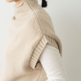 HAU ニットベスト "shepherd"