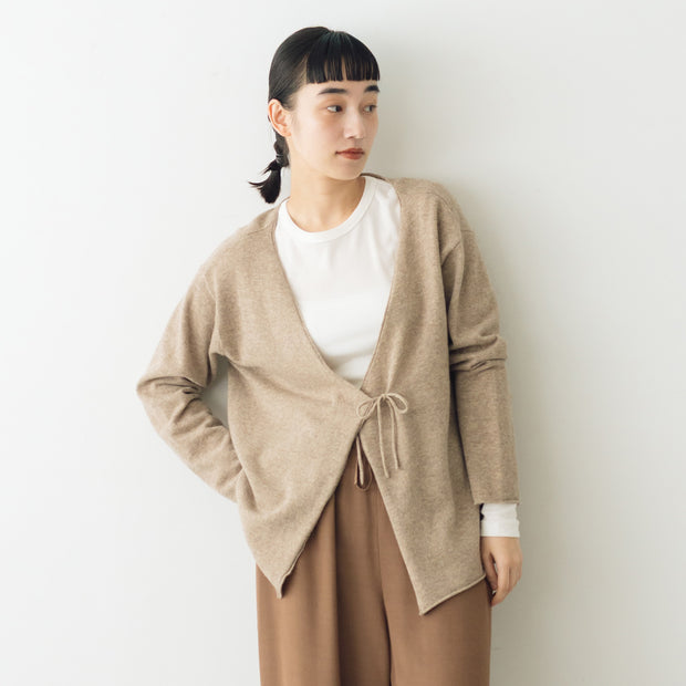 HAU カシュクールニット "lamb"