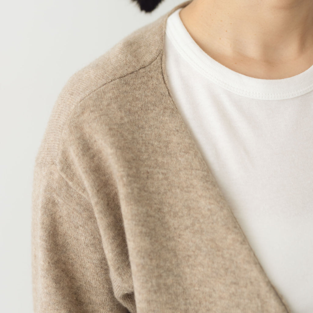 HAU カシュクールニット "lamb"