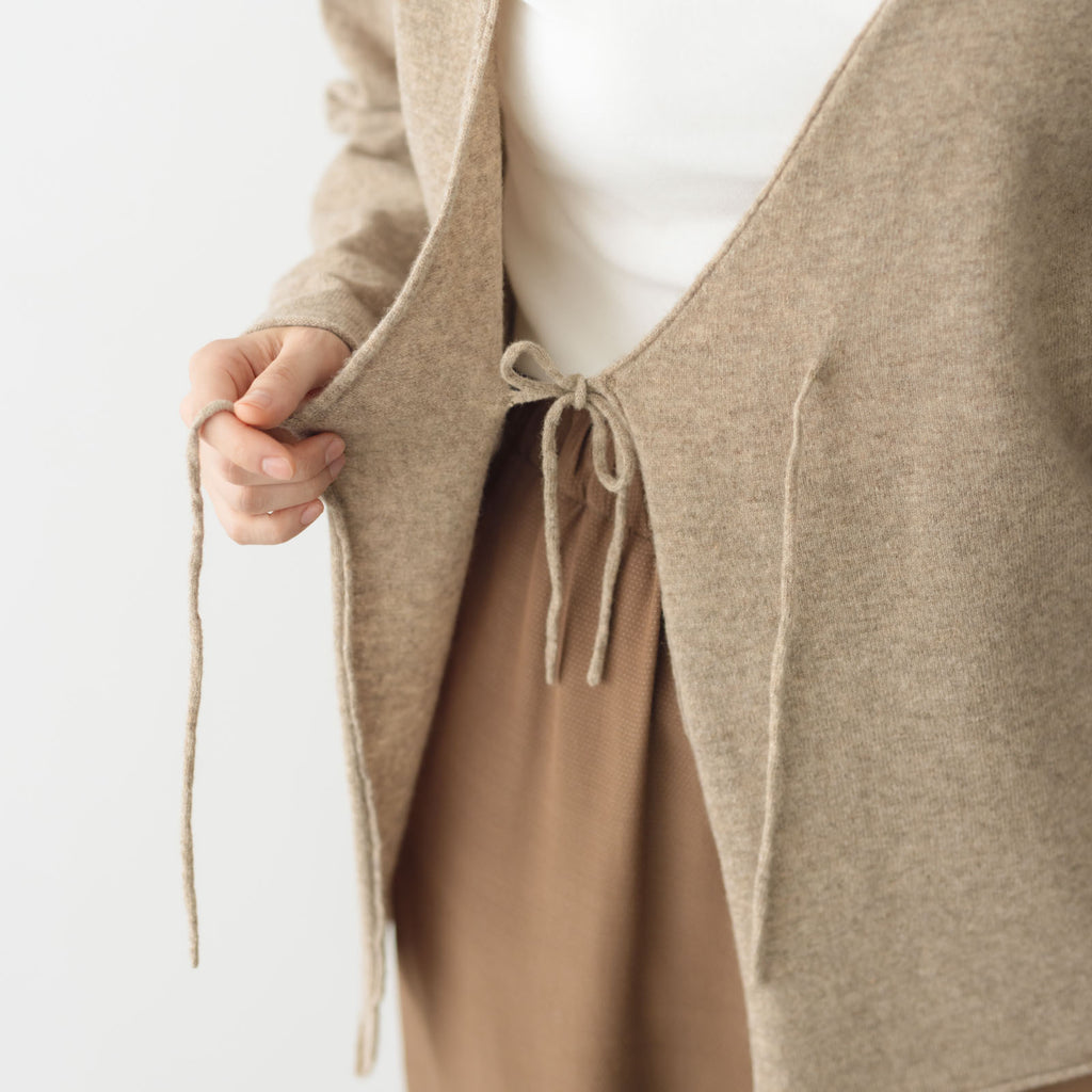 HAU カシュクールニット "lamb"