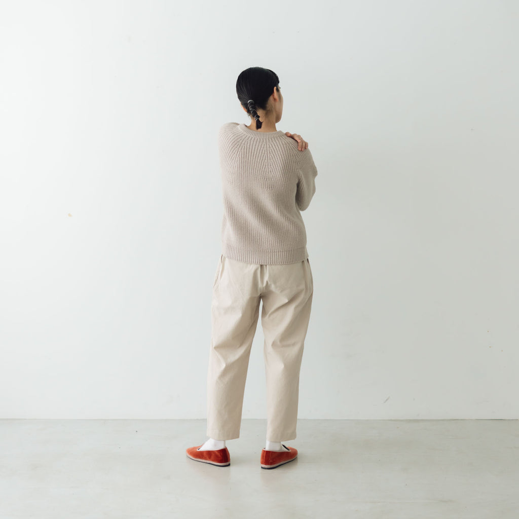 HAU パンツ "cotton wool chino"