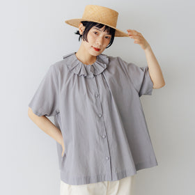 HAU ブラウス "ruffled" summer