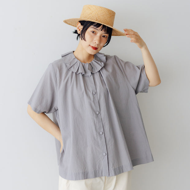 HAU ブラウス "ruffled" summer
