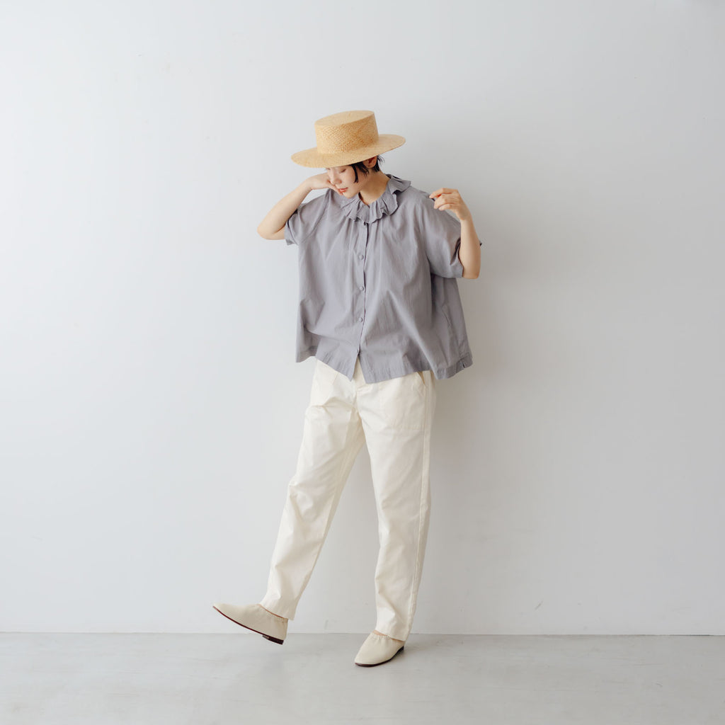 HAU ブラウス "ruffled" summer