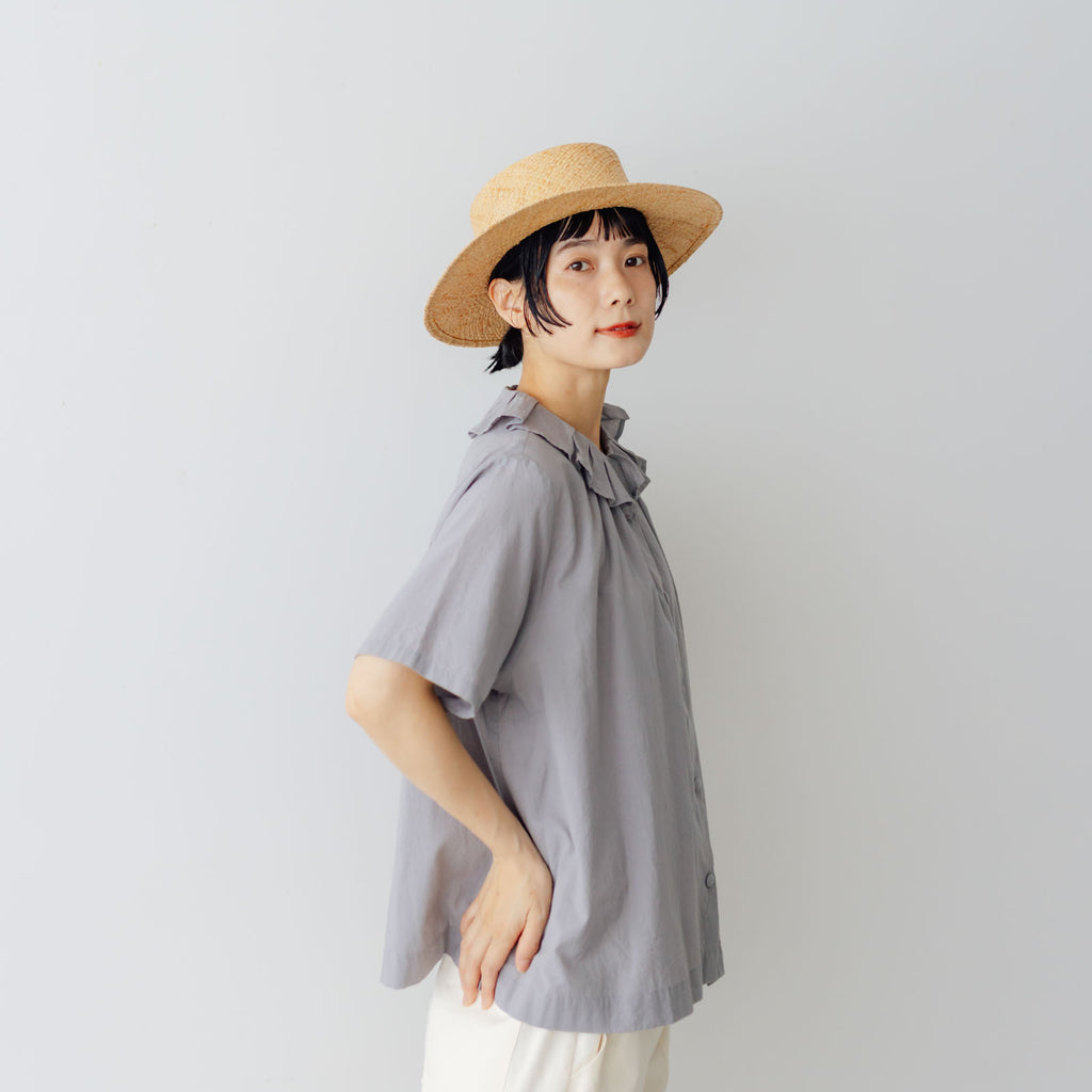 HAU ブラウス "ruffled" summer