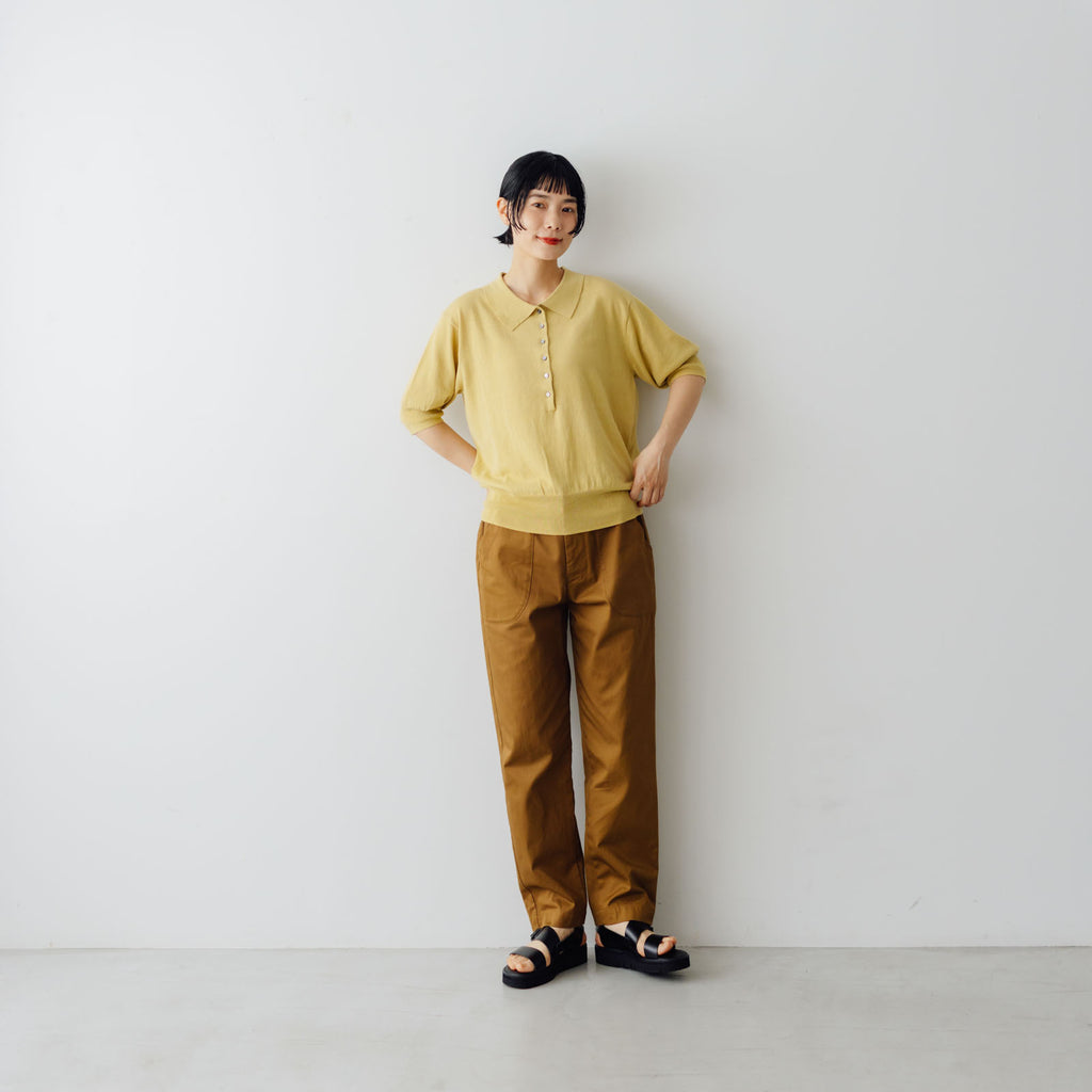 HAU ニットトップス "polo" 5