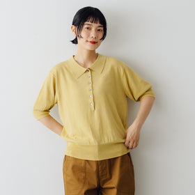 HAU ニットトップス "polo" 5