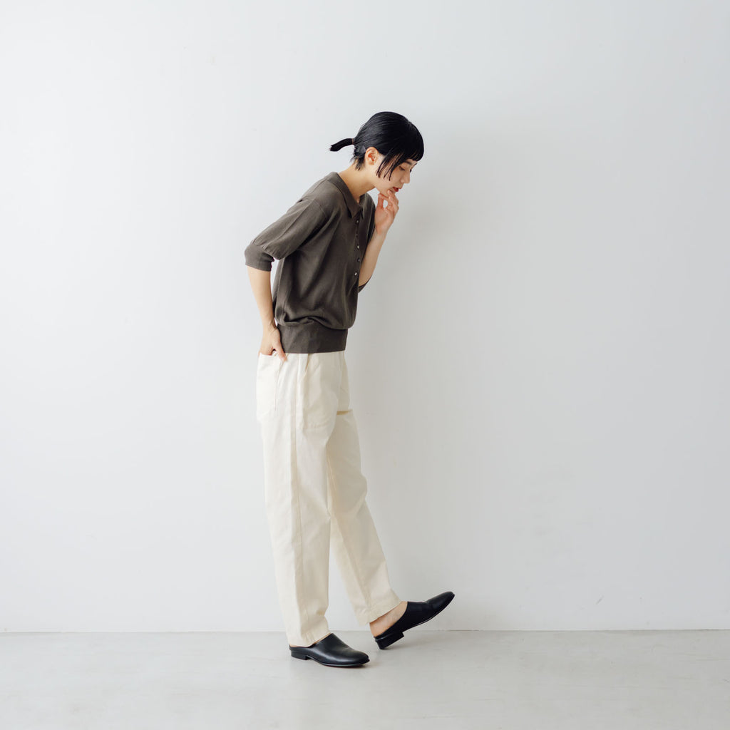 HAU ニットトップス "polo" 5