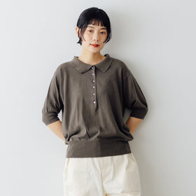 HAU ニットトップス "polo" 5