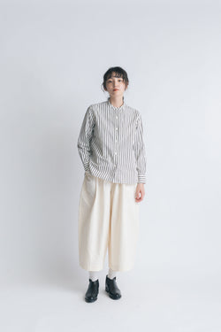 HAND ROOM WOMENS バンドカラーシャツ