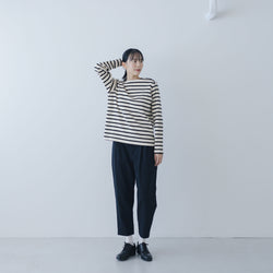 HAND ROOM WOMENS ボートネック 長袖Tシャツ