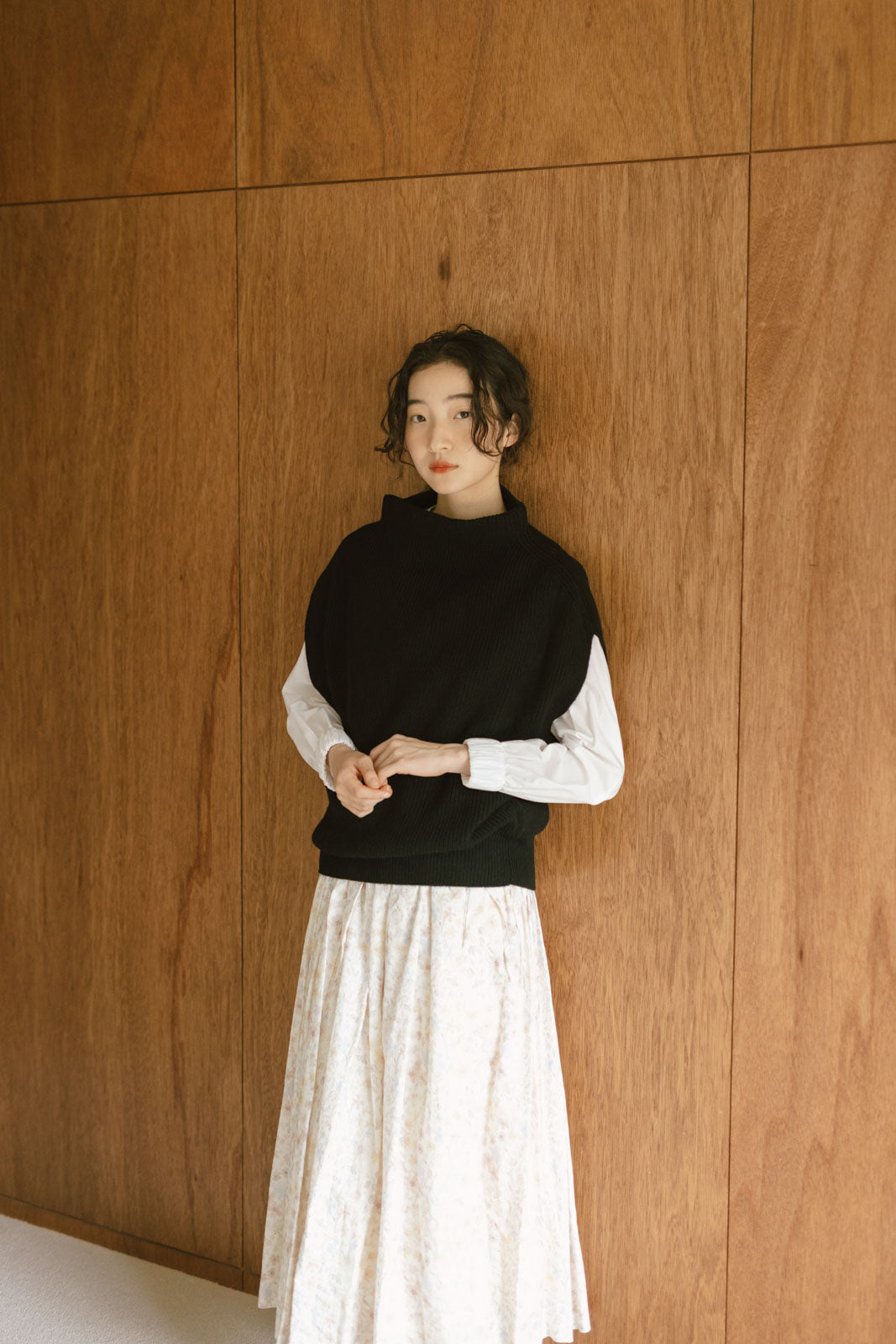 SALE】 YAECA WRITE ギャザースカート amber