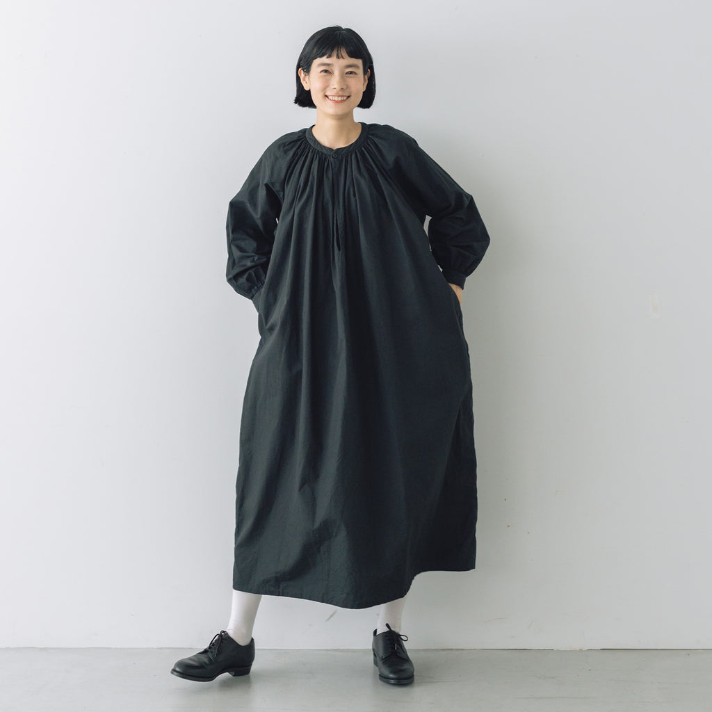 YAECA CANVAS DESIGN サージカルドレス ナチュラル　S YAECA CANVAS DESIGN サージカル ドレス, white – Navyblue