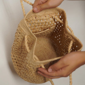 AMPIANA Bucket bag ナチュラル［期間限定販売］
