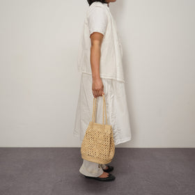 AMPIANA Bucket bag ナチュラル［期間限定販売］