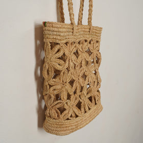 AMPIANA Flower bag ナチュラル［期間限定販売］