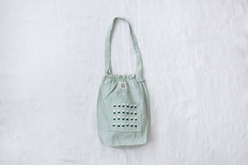 pot and tea リネン小花刺繍バッグ［期間限定販売］