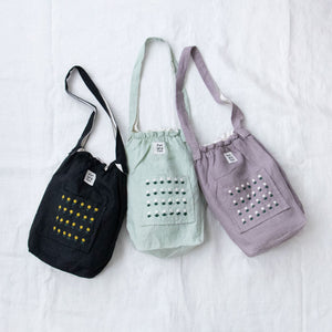 pot and tea リネン小花刺繍バッグ［一部期間限定販売］ ｜くらすこと