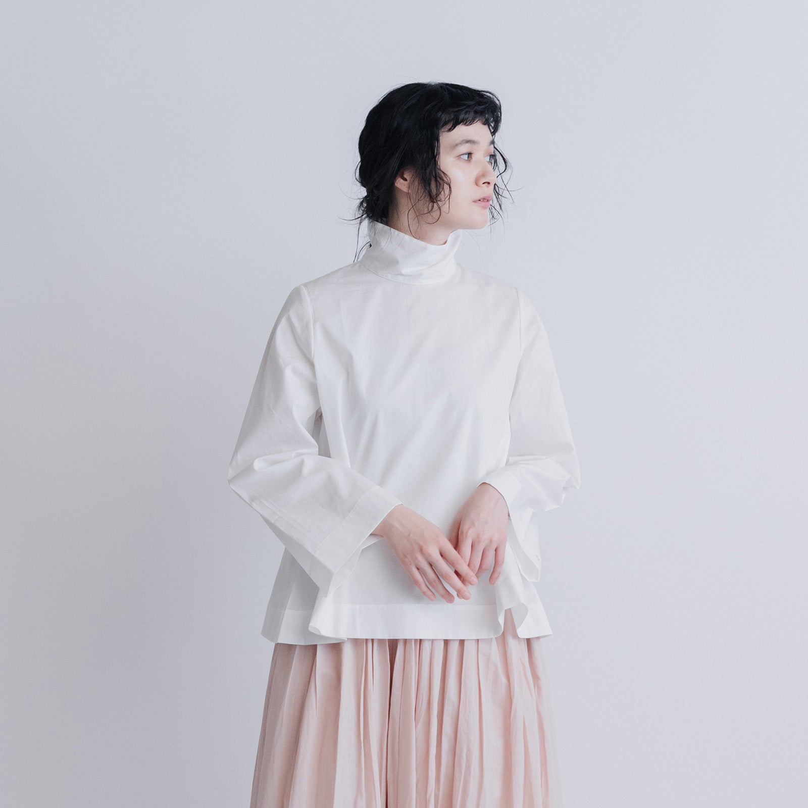 FRANCESCA AMAM LABEL ハイネックシャツ