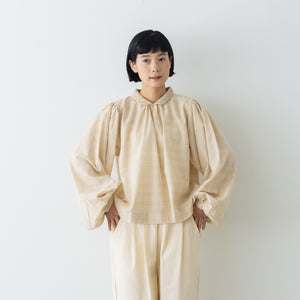 VITA KIN ヴィタキン アパルトモン エンブロイダリーブラウス 長袖 羽織 TIME SALE】ハートチェーンプリント長袖ブラウス 49AV JUNKO