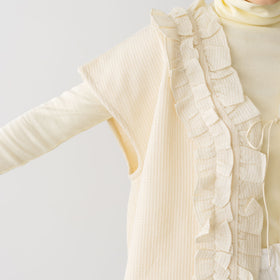 BUNON フリルジレ ウールワッフル