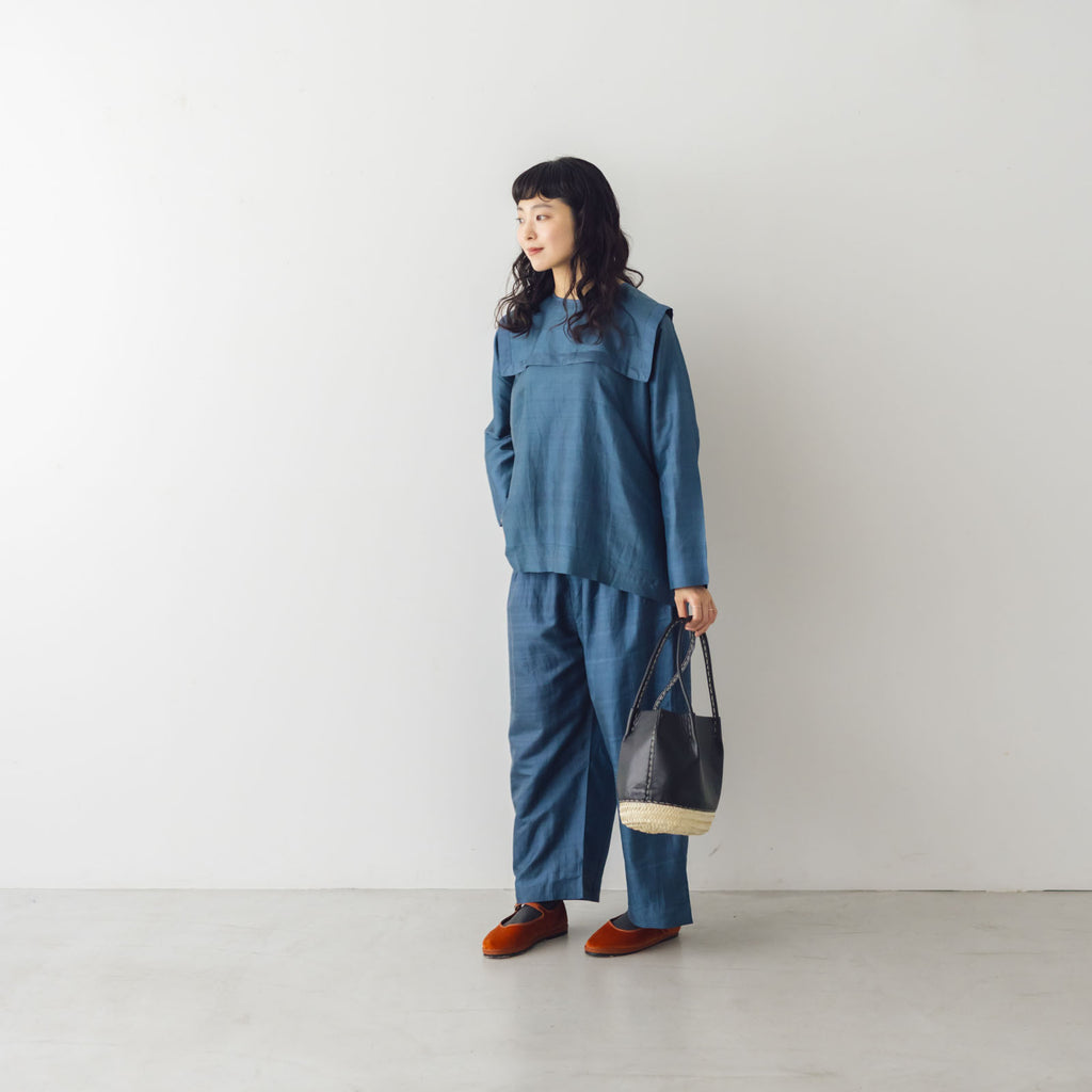 BUNON バックボタンセーラーブラウス