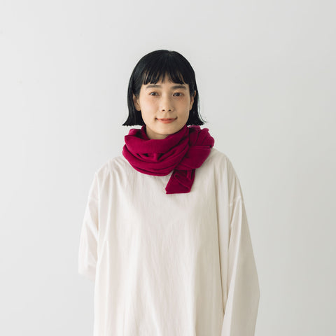 yourwear カシミヤプレーンストール スミレ