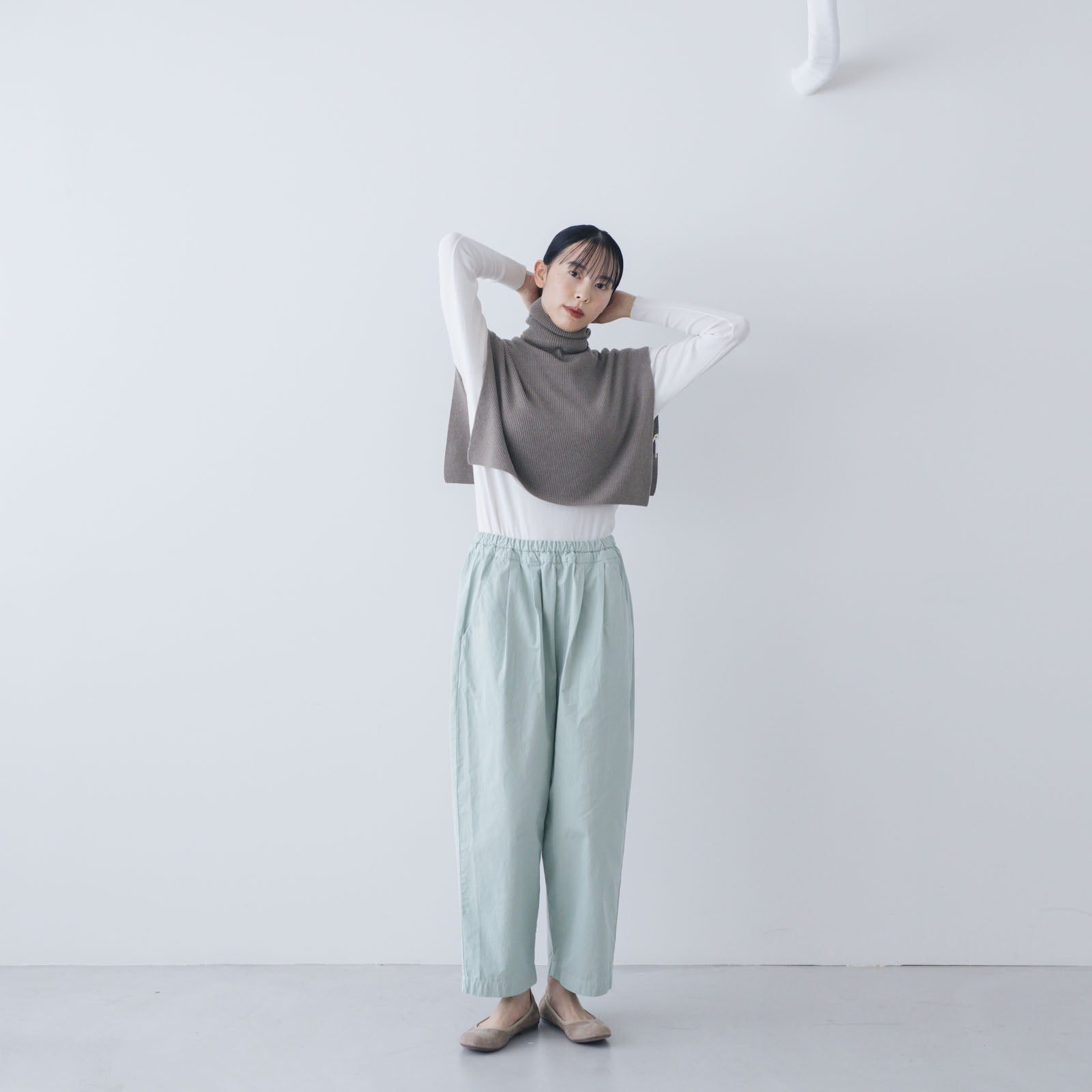 B00997 エイケイエムAKM エクストラファインウール　リブスヌード B00997 エイケイエムAKM エクストラファインウールリブスヌード