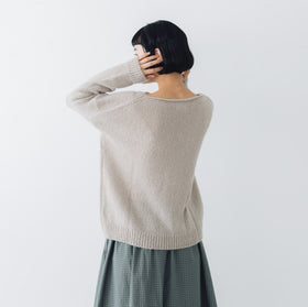 evam eva   モヘアリリープルオーバー