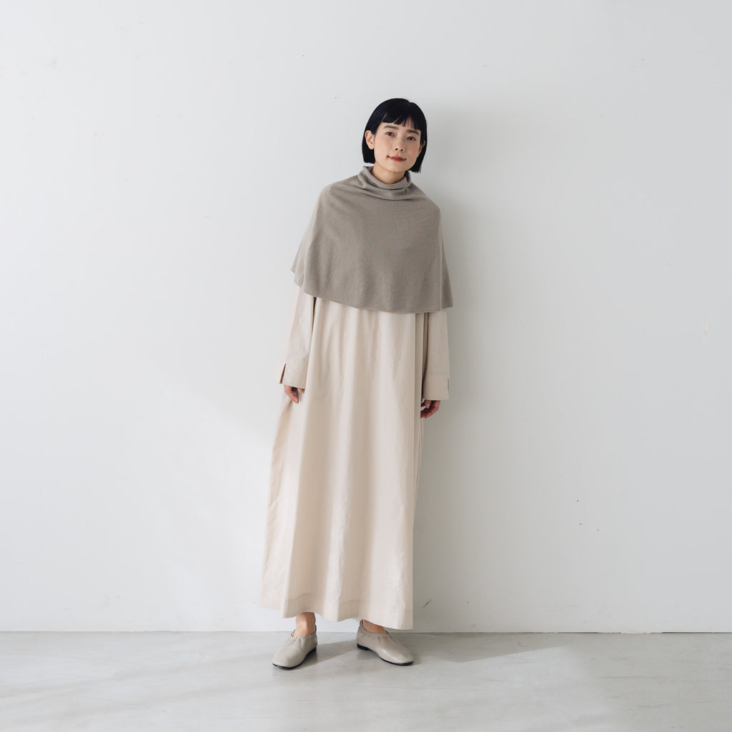 evam eva カシミヤローブ evam eva(エヴァム エヴァ)【2019aw新作】 カシミヤローブ モカ