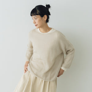 evam eva モヘアシルクプルオーバー ｜くらすこと公式オンラインストア