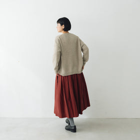 evam eva ウールフォックスプルオーバー