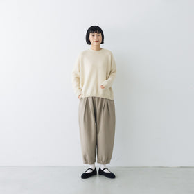 evam eva ウールフォックスプルオーバー