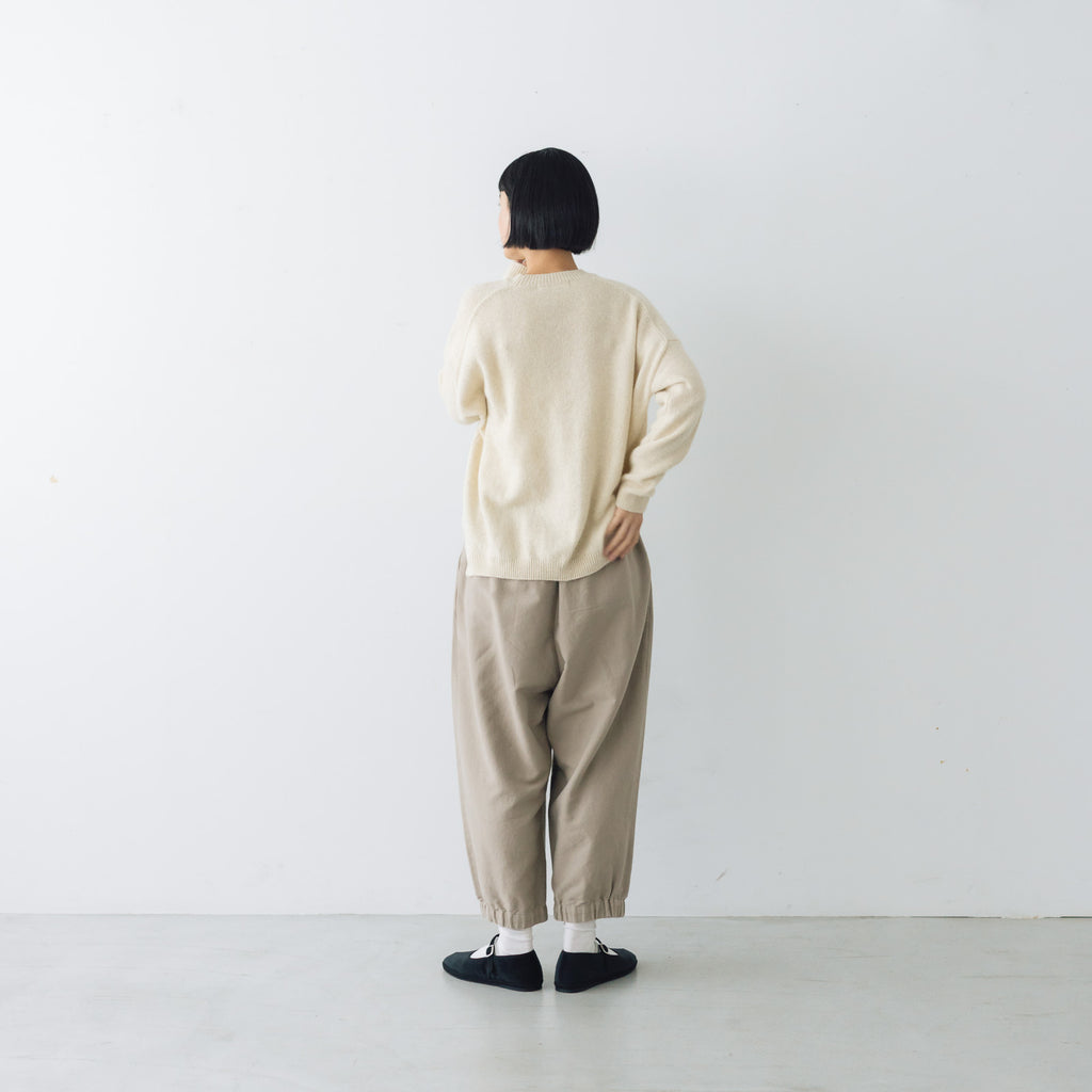 evam eva ウールフォックスプルオーバー