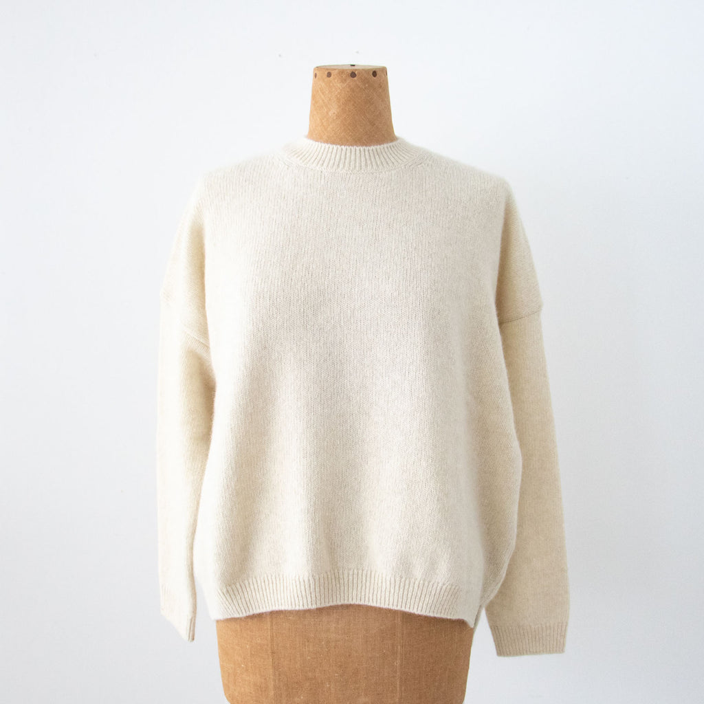 evam eva ウールフォックスプルオーバー