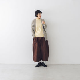 evam eva モヘアシルク カーディガン