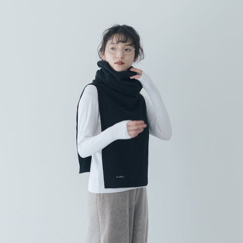 ALWEL フリース ハイネックゲイター ブラック