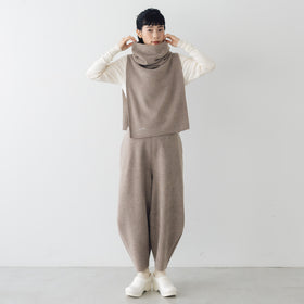 ALWEL フリース ペグパンツ